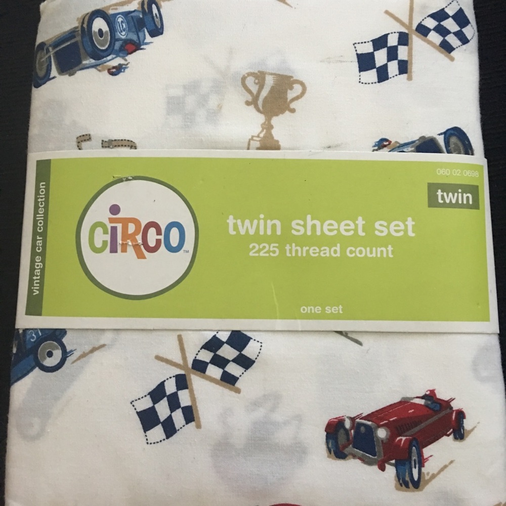 Circo vintage car twin sheet set